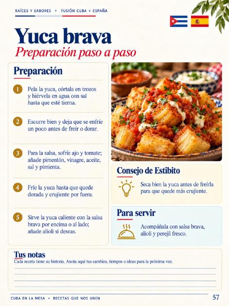 Receta de Raíces y Sabores